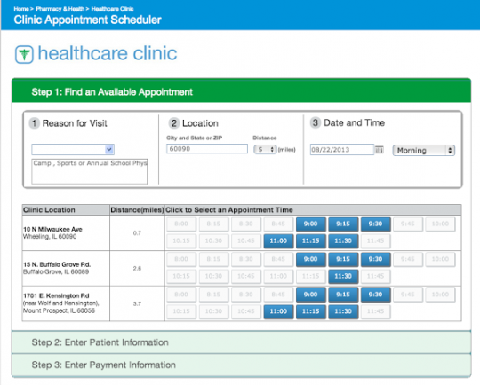 Does Walgreens offer walk-in health care clinics?