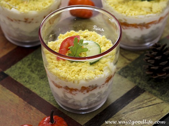 Ocean Naturals Tuna Dinner Deluxe: Mimoza appetizer