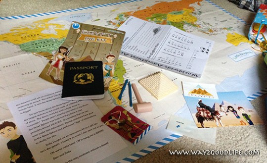 Little Passports Boarding Pass to Egypt package