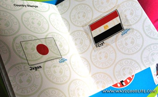 Little Passports Boarding Pass to Egypt passport