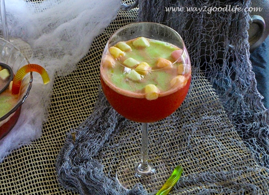 Delicious Halloween Goblin punch 
