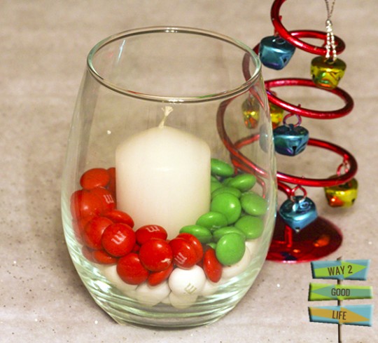 M&Ms candle gift idea #shop