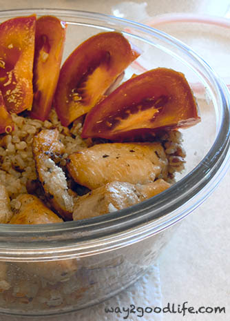 braised chicken-lunch-half