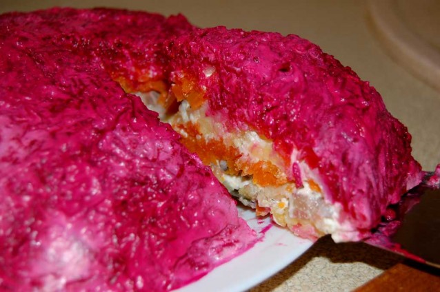 Herring under Vegetable Coat