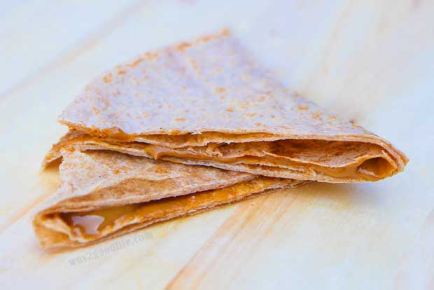 Pack a Snack for Camp with peanut butter flat bread