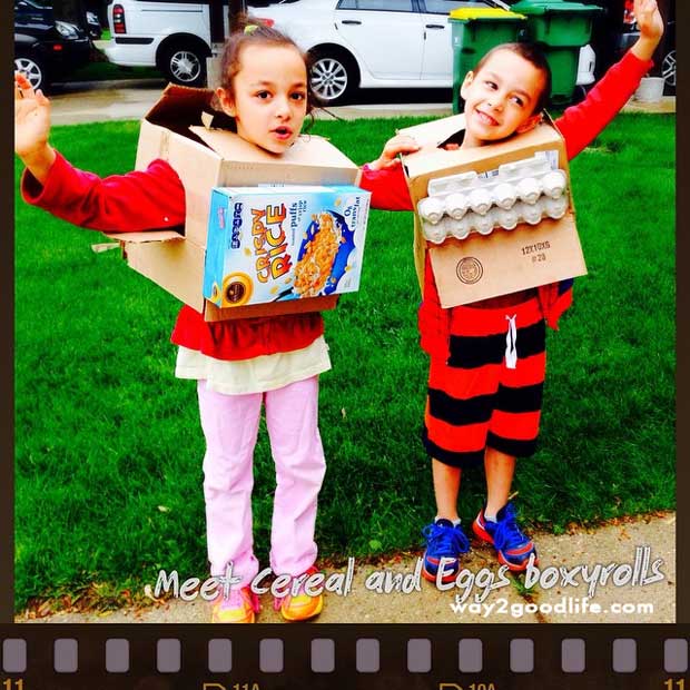 9 easy to make Halloween costumes for kids: Box Troll Costumes
