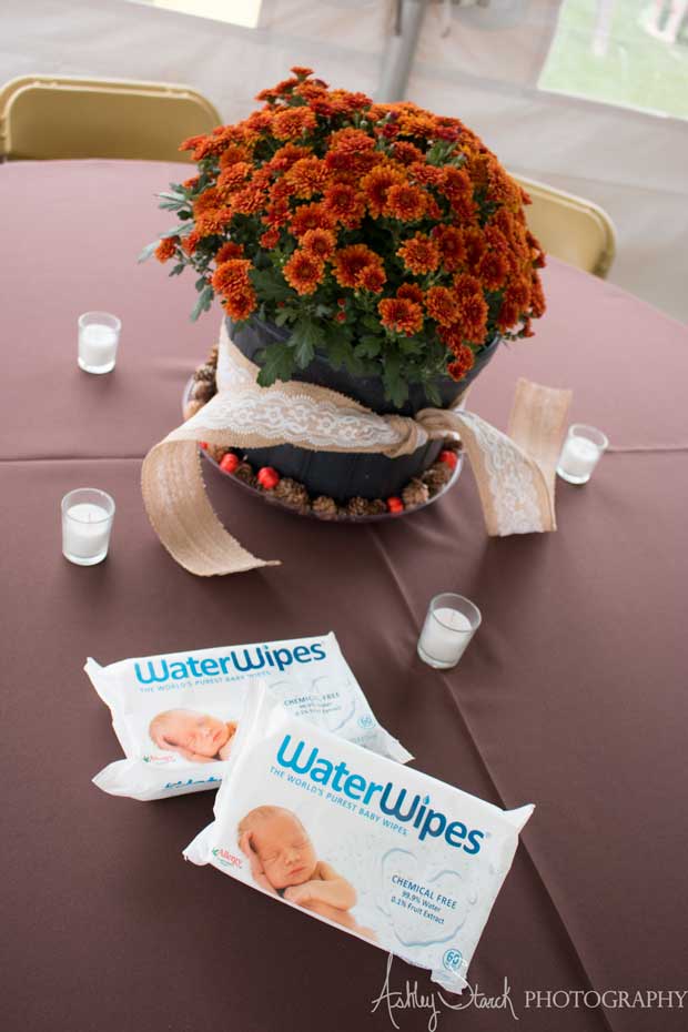 WaterWipes on table