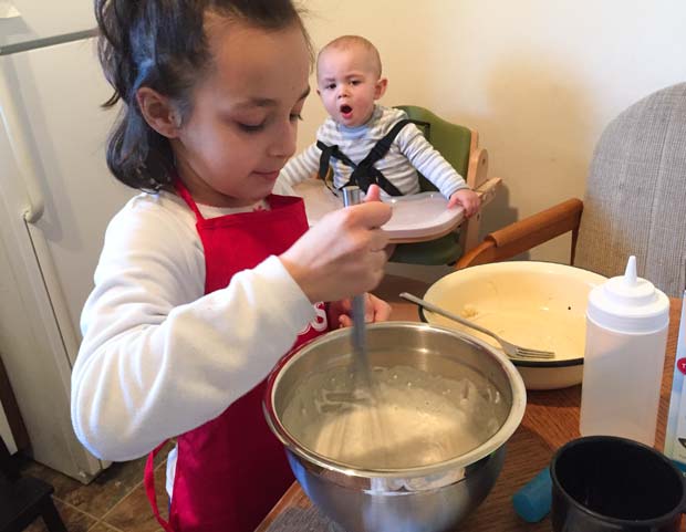 making-pancakes