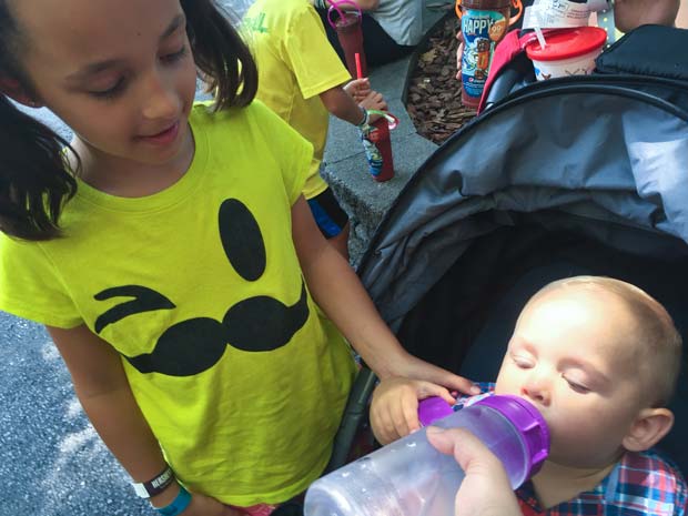 Girl-and-Baby-Drink