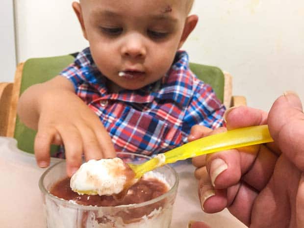 gerber-parfait-eating