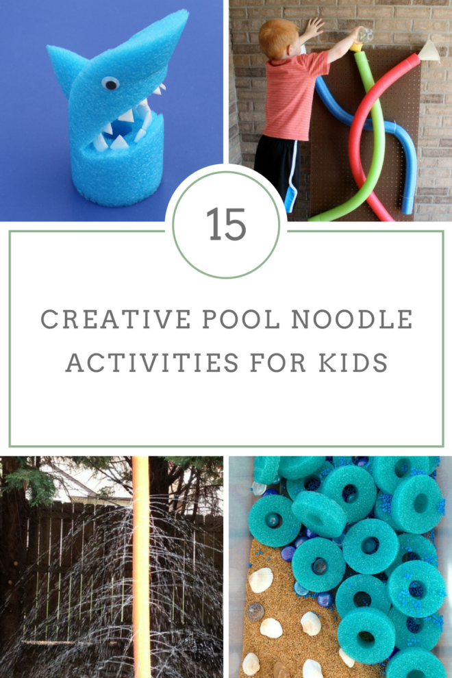 15 Creative Pool Noodle Activities For Kids are just what you need to make your kids summer full of fun on a budget! Grab this popular summer item today! #Summer #summerswimming #summeractivities #Way2GoodLife