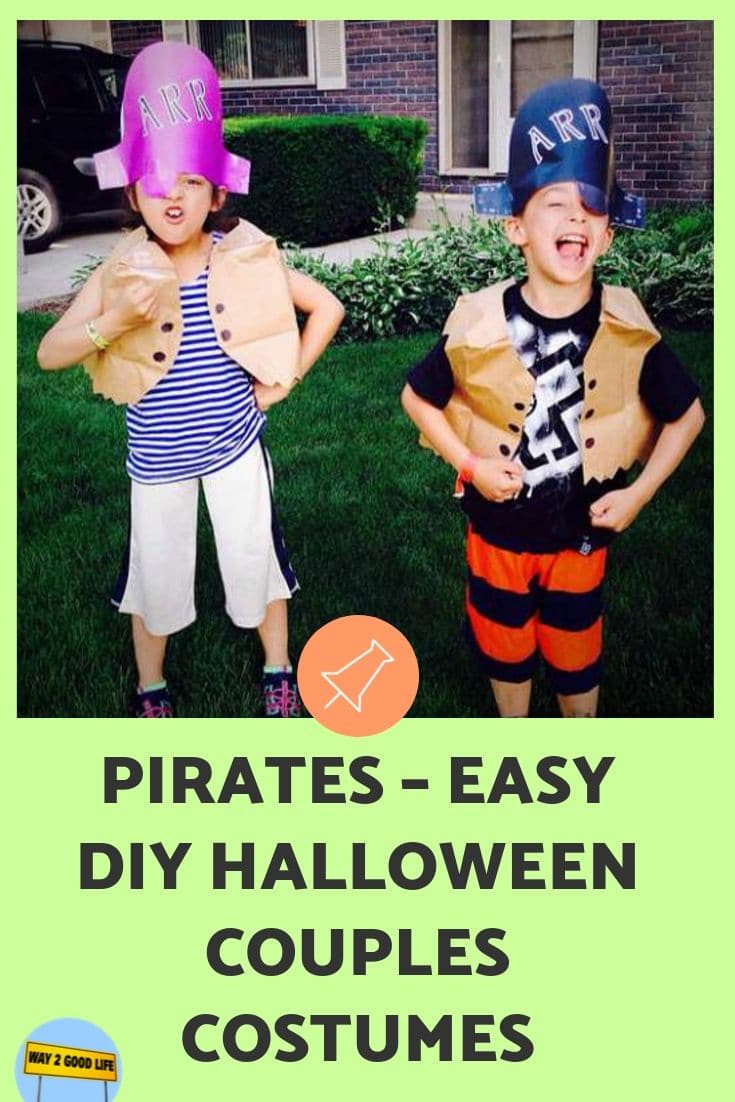 Pirates Easy DIY Halloween Couples Costumes