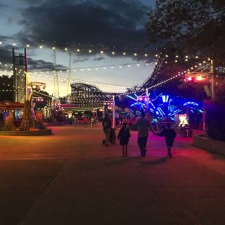 Cedar Point Night lights