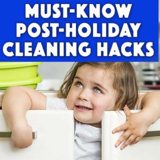 Must-Know-Post Holiday Cleaning Hacks The fun and joy of the kids being excited and those smiles… man, those smiles are the best, aren’t they? Maybe that’s why you back down a little when it comes to messes during the holidays. You want your kids to have fun and not stress too much about messes that they are creating. Or is that just me that does that? #homechores #housecleaning #way2goodlife