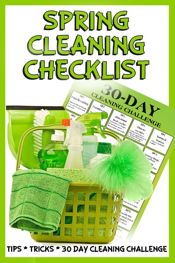 Spring Cleaning Tips - Your Checklist and 30-Day Cleaning Challenge