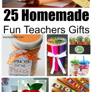 Make some of our Fun Homemade Teachers Gifts to give this year to those who impact your life and your child's!