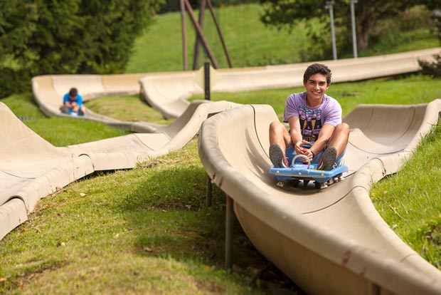 Mountain Chestnut teen on Alpine Slide