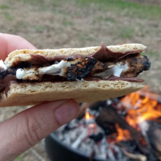 Nutella and Marshmallow in Pan Smore final