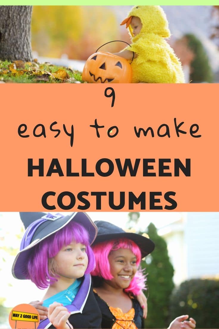 9 Easy to Make Halloween Costumes for kids | Cheap or Free