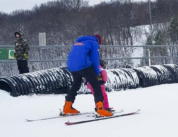The Chestnut Mountain Ski Resort snow pups