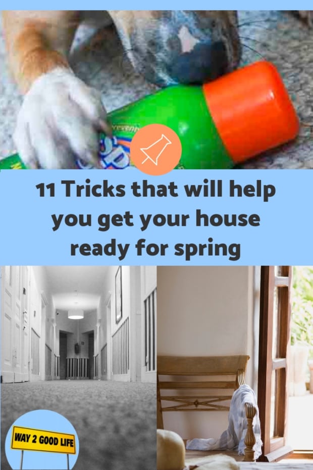 Pin for 11 tricks to get your house ready for spring article