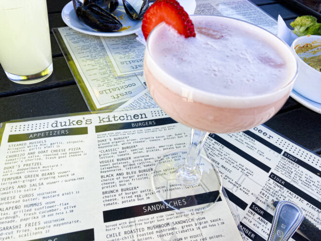 Duke's Kitchen cocktail and menu - McHenry county weekend